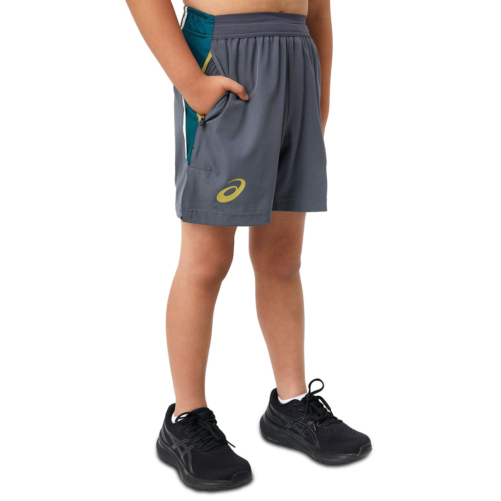Asics youth running shorts 2025
