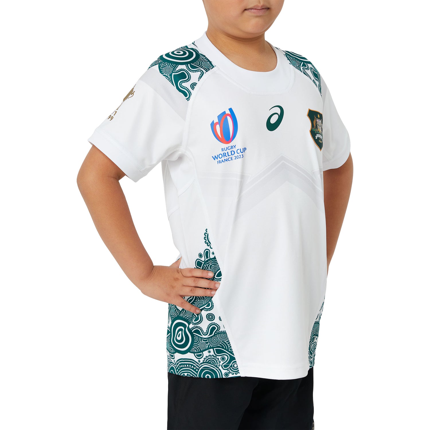 Wallabies RWC Replica First Nations Jersey by Asics  - Youth - Ashtabula