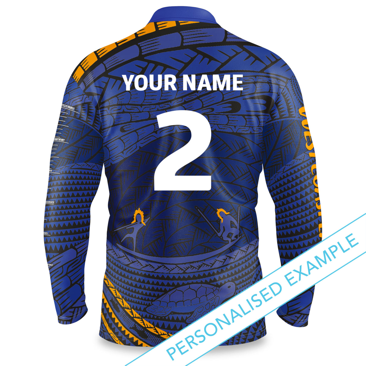 AFL West Coast Eagles 'Koedal' Fishing Shirt - Youth - Ashtabula
