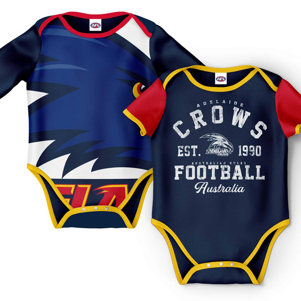 AFL Adelaide Crows Infant 2pc Gift Set - Ashtabula