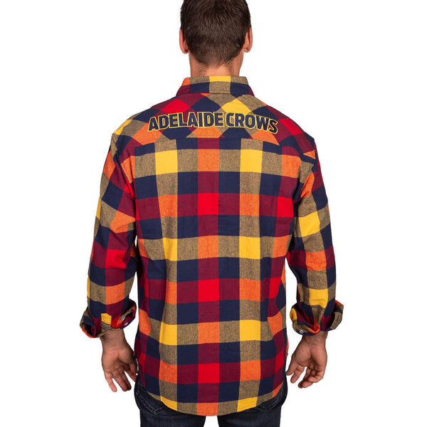 AFL Adelaide Crows 'Lumberjack' Flannel Shirt - Ashtabula