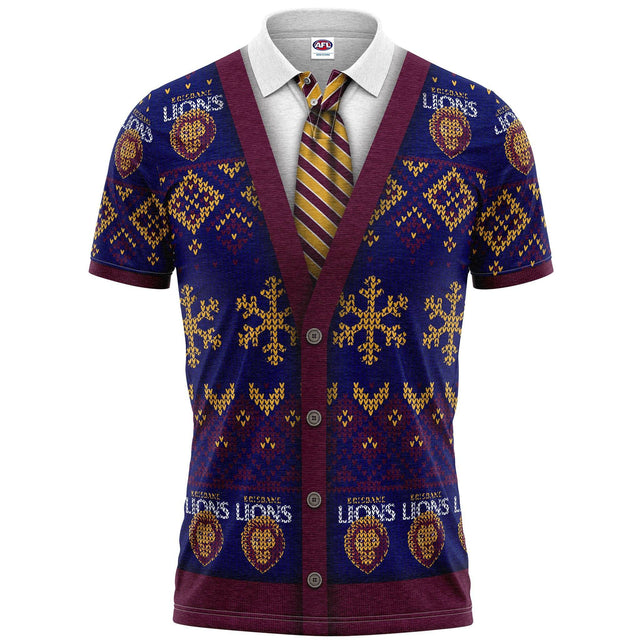 AFL Brisbane Lions 'Iceman' XMAS Shirt - Ashtabula