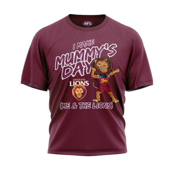 AFL Brisbane Lions 'Mummy's Day' Tee - Ashtabula