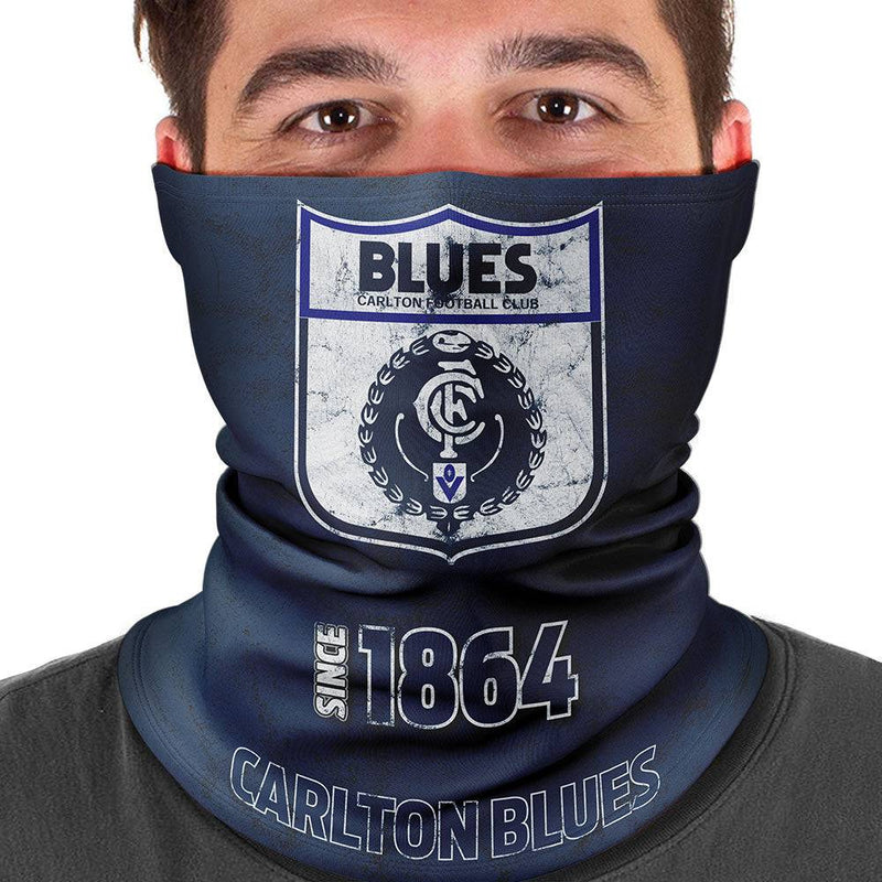AFL Carlton Heritage Multi-Purpose Bandana - Ashtabula