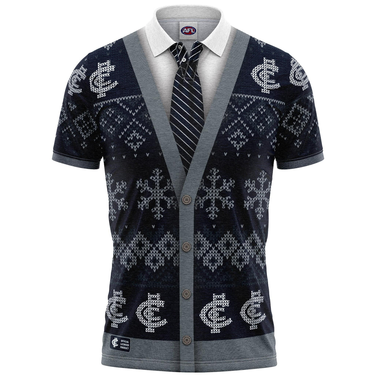 AFL Carlton 'Iceman' XMAS Shirt - Ashtabula