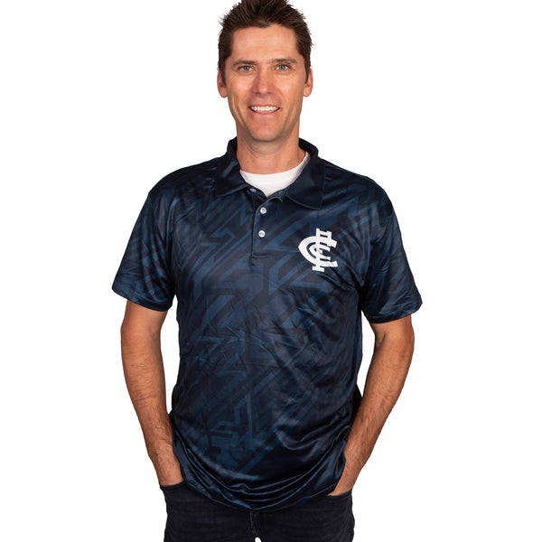 AFL Carlton 'Par-Tee' Golf Polo - Ashtabula