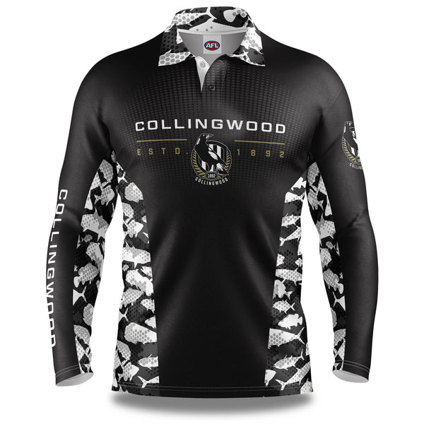 AFL Collingwood 'Reef Runner' Fishing Shirt - Adult - Ashtabula