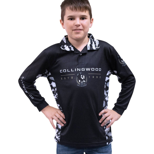 AFL Collingwood 'Reef Runner' Fishing Shirt - Youth - Ashtabula