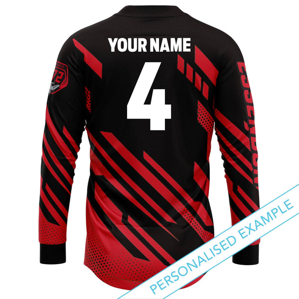 AFL Essendon Bombers 'Blitz' MX Jersey - Youth - Ashtabula