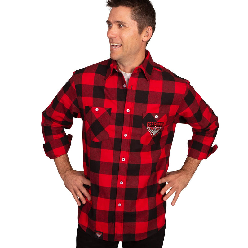 AFL Essendon Bombers 'Lumberjack' Flannel Shirt - Ashtabula