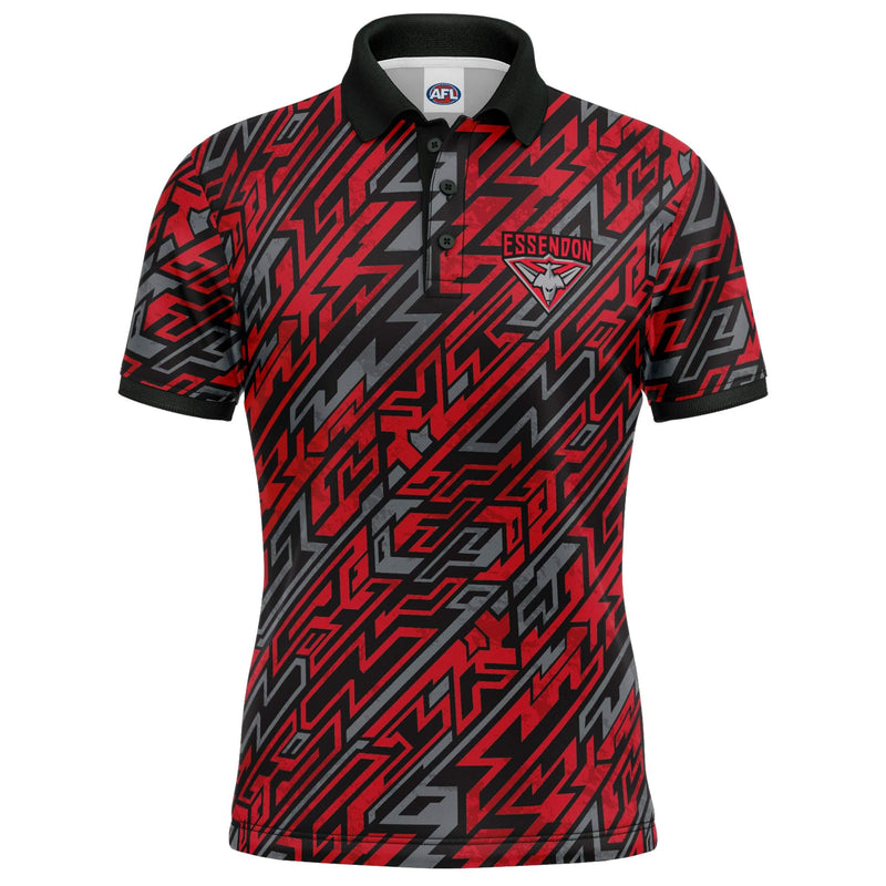 AFL Essendon Bombers 'Par-Tee' Golf Polo - Ashtabula