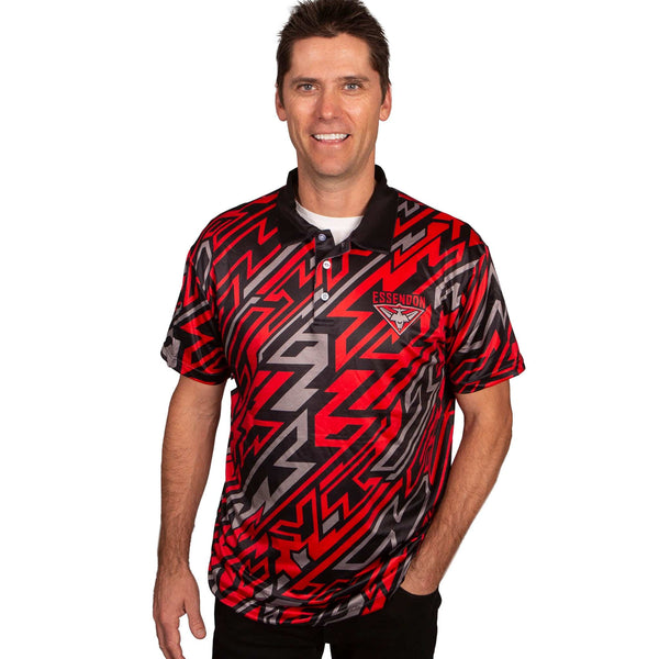 AFL Essendon Bombers 'Par-Tee' Golf Polo - Ashtabula