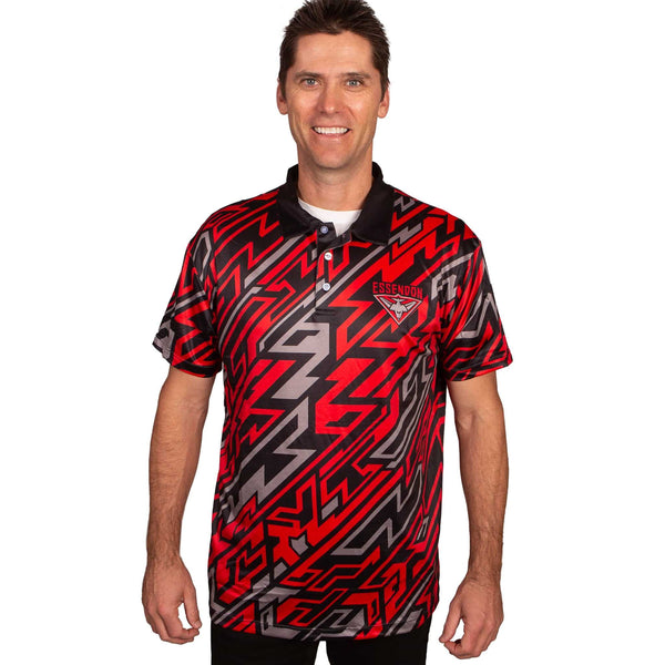 AFL Essendon Bombers 'Par-Tee' Golf Polo - Ashtabula