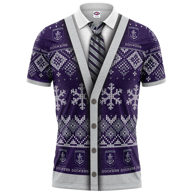 AFL Fremantle Dockers 'Iceman' XMAS Shirt - Ashtabula