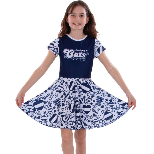 AFL Geelong Cats 'Heartbreaker' Dress - Ashtabula