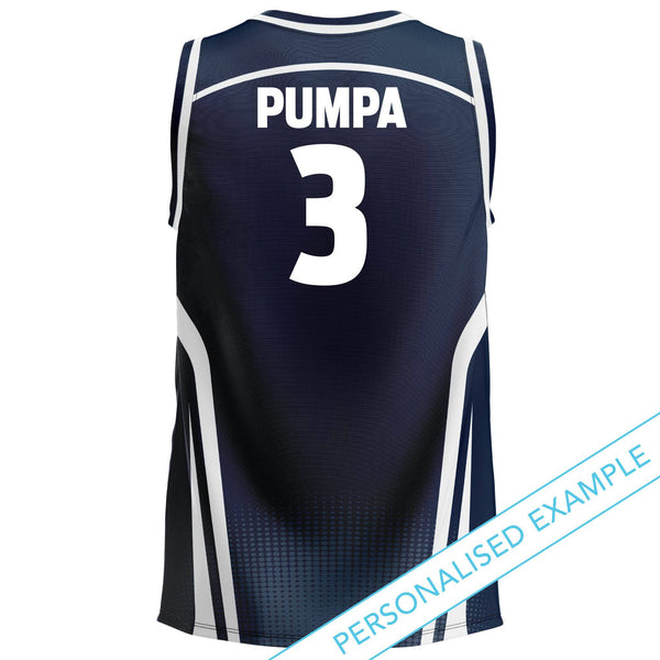 AFL Geelong Cats 'Hoops' Basketball Singlet - Youth - Ashtabula