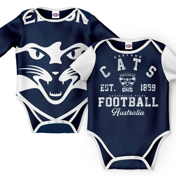 AFL Geelong Cats Infant 2pc Gift Set - Ashtabula