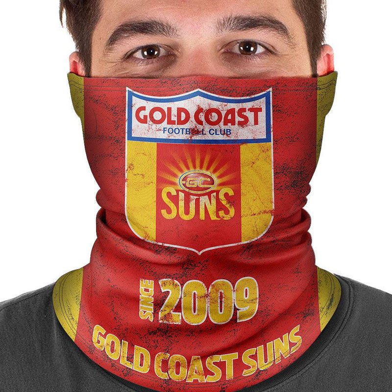 AFL Gold Coast Suns Heritage Multi-Purpose Bandana - Ashtabula