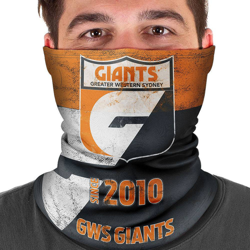 AFL GWS Giants Heritage Multi-Purpose Bandana - Ashtabula