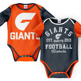 AFL GWS Giants Infant 2pc Gift Set - Ashtabula
