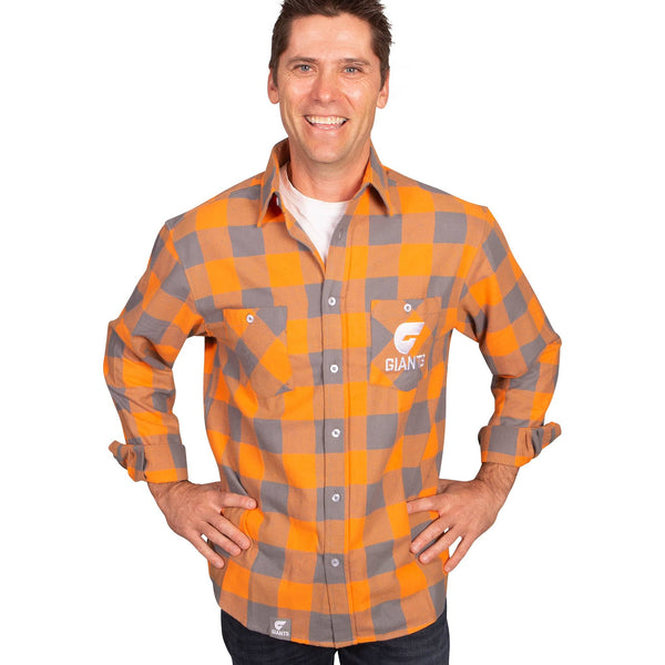 AFL GWS Giants 'Lumberjack' Flannel Shirt - Ashtabula