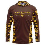 AFL Hawthorn 'Reef Runner' Hooded Fishing Shirt - Adult - Ashtabula