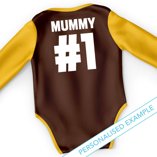 AFL Hawthorn "Rover" 3pc Bodysuit Gift Set - Ashtabula