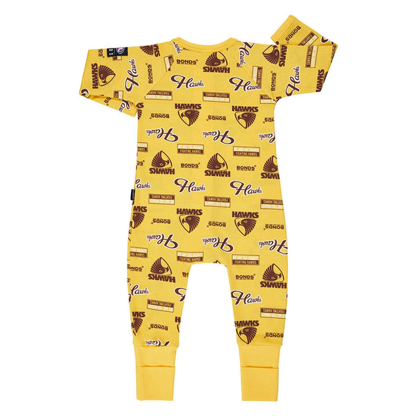 AFL Hawthorn Zip Wondersuit - Ashtabula