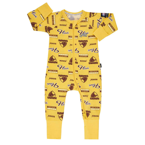 AFL Hawthorn Zip Wondersuit - Ashtabula