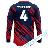 AFL Melbourne Demons 'Blitz' MX Jersey - Youth - Ashtabula