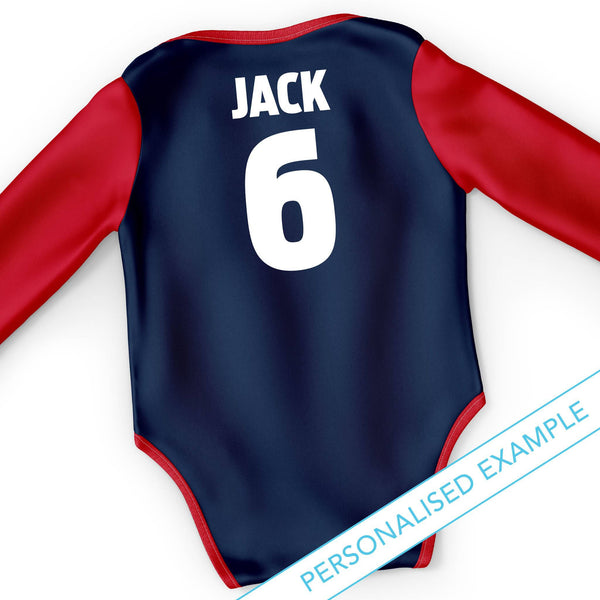 AFL Melbourne Demons "Rover" 3pc Bodysuit Gift Set - Ashtabula