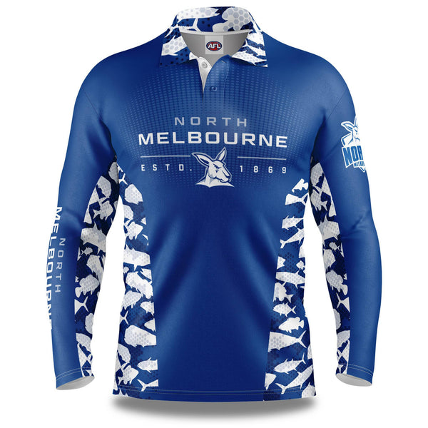 AFL North Melbourne 'Reef Runner' Fishing Shirt - Adult - Ashtabula