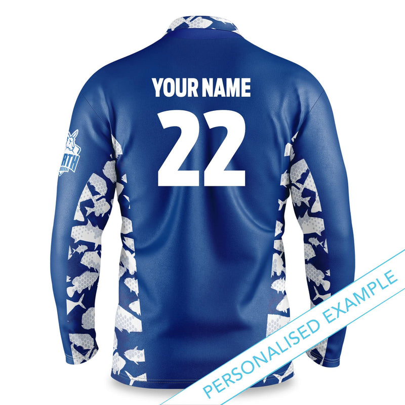 AFL North Melbourne 'Reef Runner' Fishing Shirt - Youth - Ashtabula