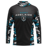AFL Port Adelaide 'Reef Runner' Hooded Fishing Shirt - Adult - Ashtabula