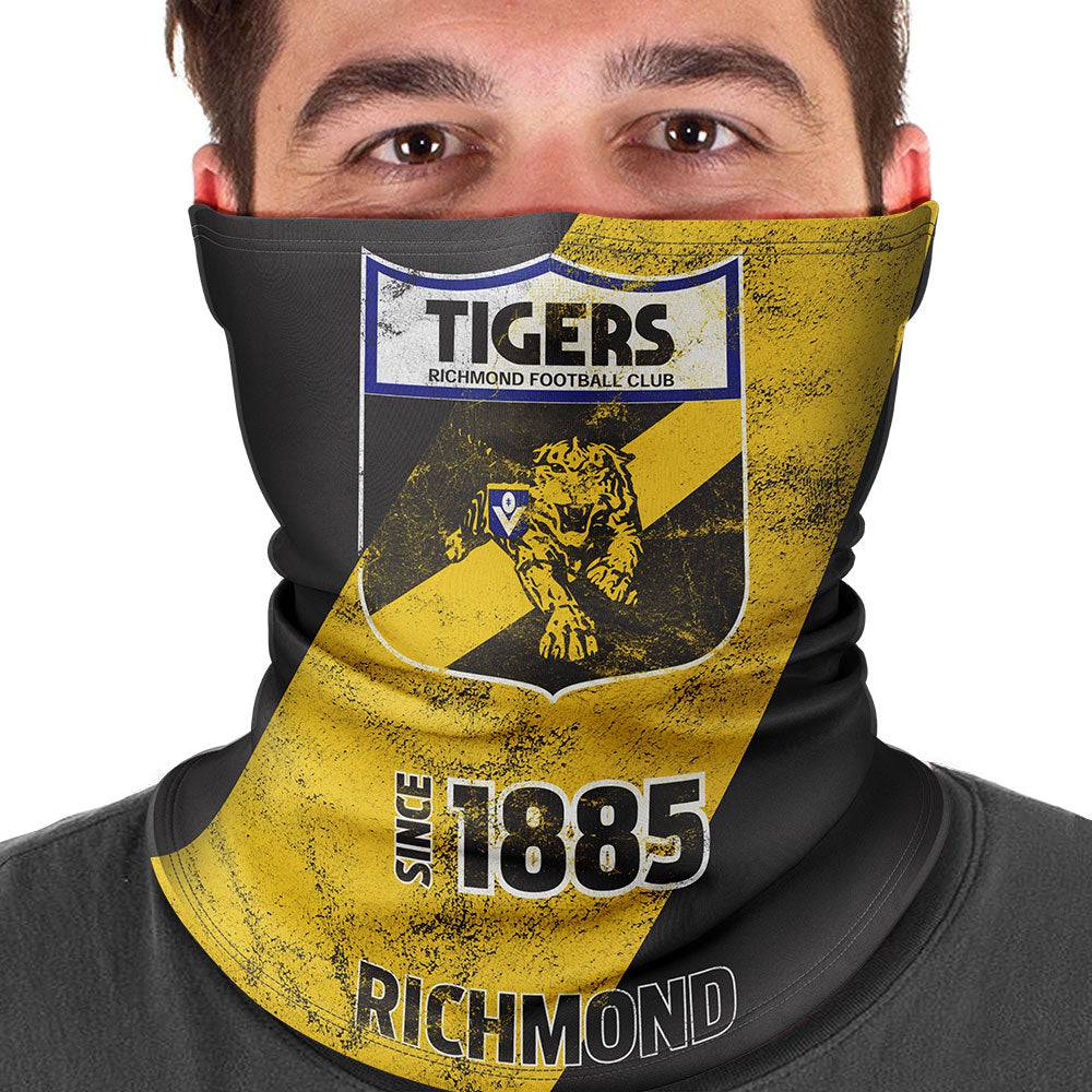AFL Richmond Tigers Heritage Multi-Purpose Bandana - Ashtabula