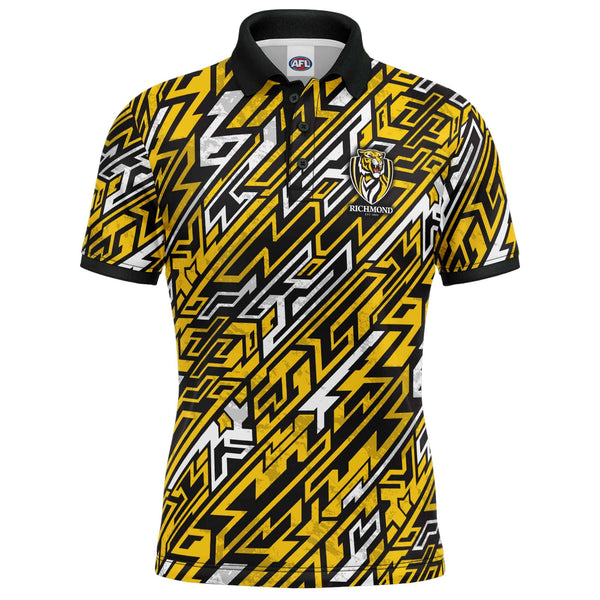 AFL Richmond Tigers 'Par-Tee' Golf Polo - Ashtabula