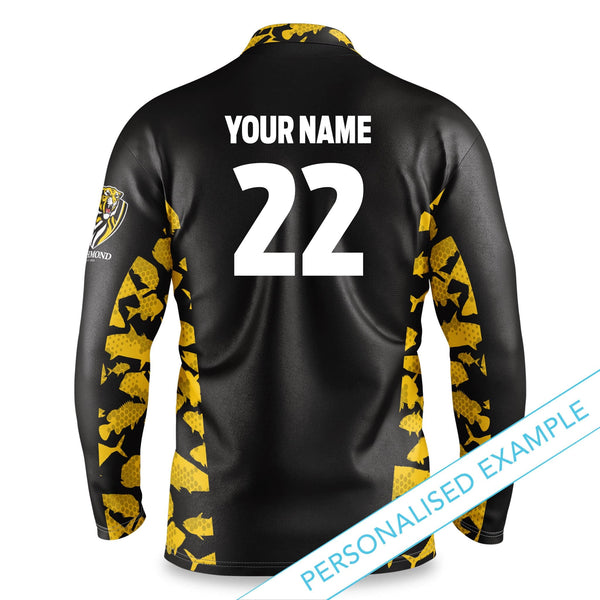 AFL Richmond Tigers 'Reef Runner' Fishing Shirt - Adult - Ashtabula