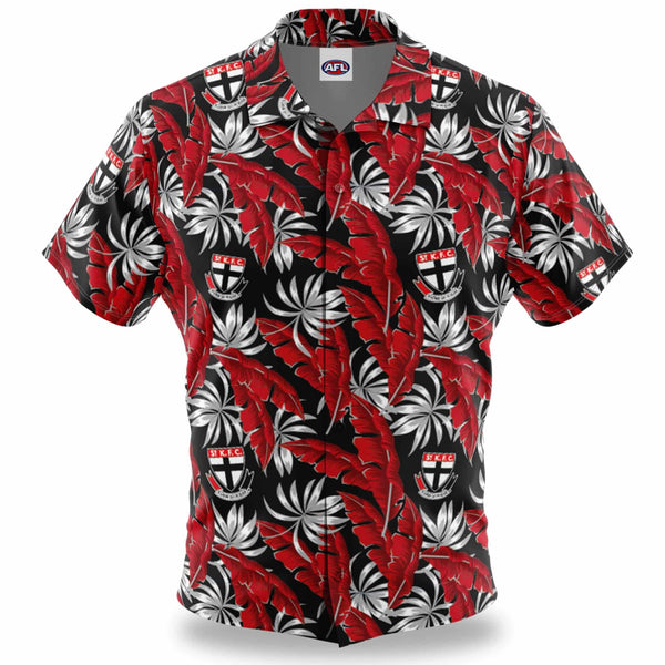 AFL St Kilda 'Paradise' Hawaiian Shirt - Ashtabula