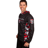 AFL St Kilda 'Reef Runner' Hooded Fishing Shirt - Adult - Ashtabula