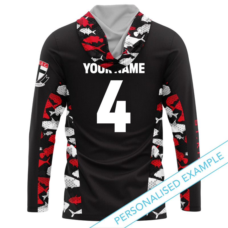 AFL St Kilda 'Reef Runner' Hooded Fishing Shirt - Adult - Ashtabula