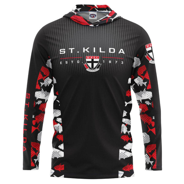 AFL St Kilda 'Reef Runner' Hooded Fishing Shirt - Youth - Ashtabula