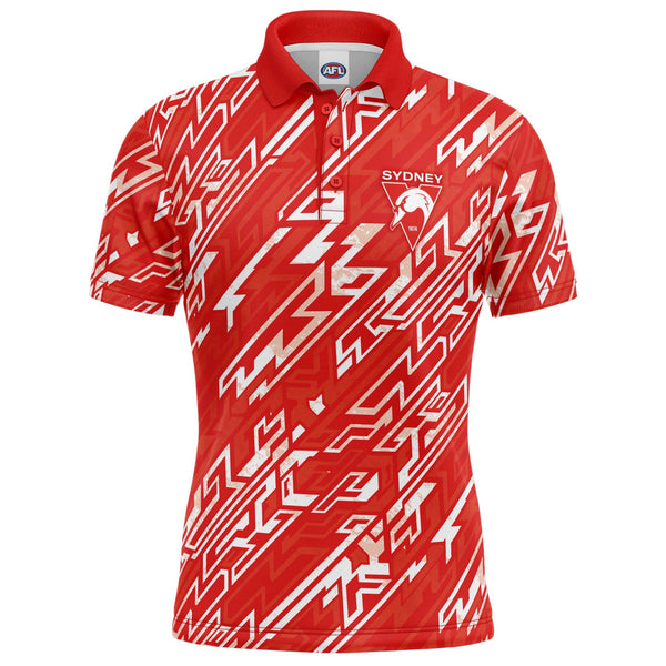 AFL Sydney Swans 'Par-Tee' Golf Polo - Ashtabula