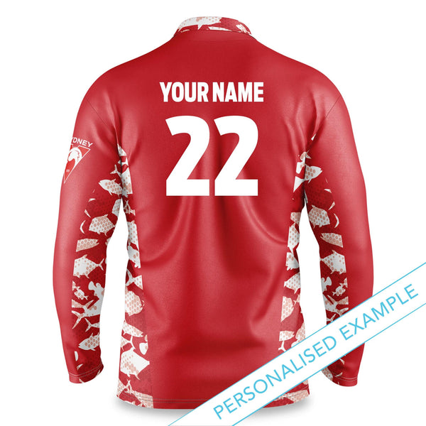 AFL Sydney Swans 'Reef Runner' Fishing Shirt - Adult - Ashtabula