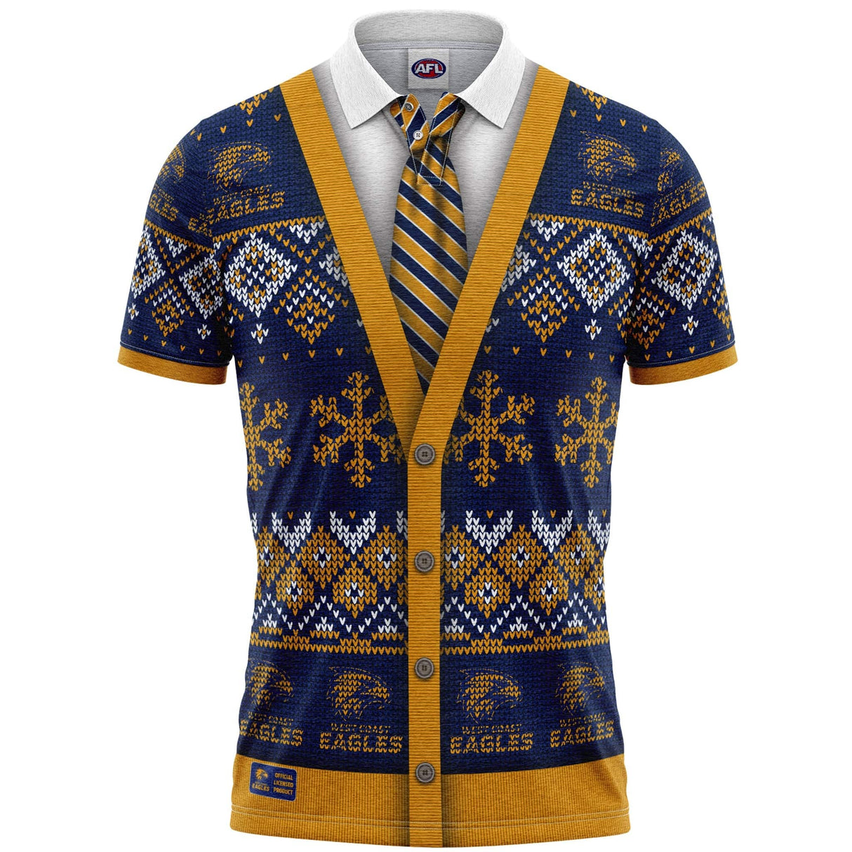 AFL West Coast Eagles 'Iceman' XMAS Shirt - Ashtabula