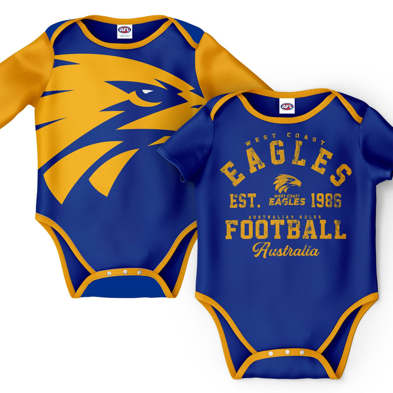 AFL West Coast Eagles Infant 2pc Gift Set - Ashtabula