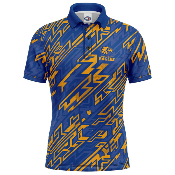 AFL West Coast Eagles 'Par-Tee' Golf Polo - Ashtabula