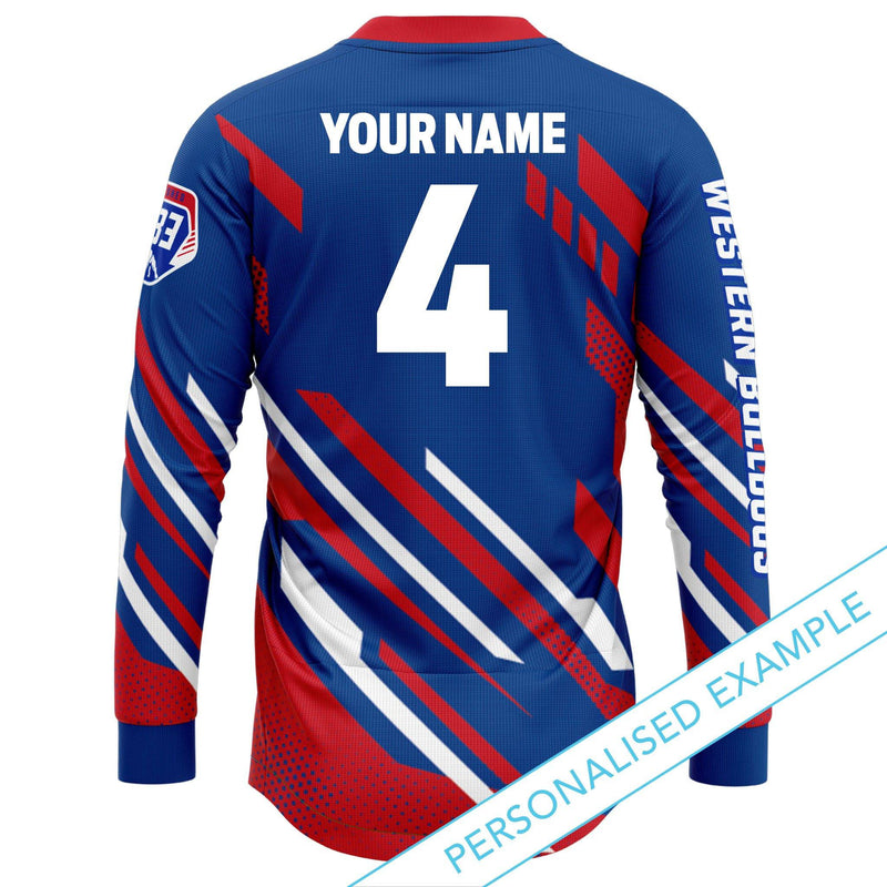 AFL Western Bulldogs 'Blitz' MX Jersey - Ashtabula