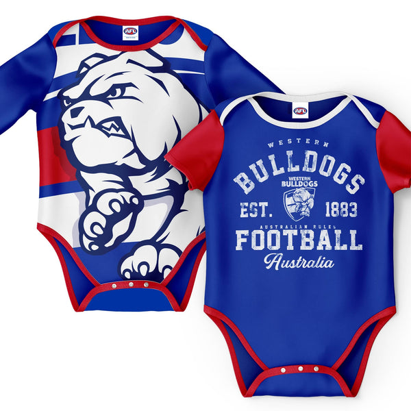 AFL Western Bulldogs Infant 2pc Gift Set - Ashtabula