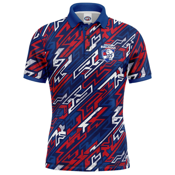 AFL Western Bulldogs 'Par-Tee' Golf Polo - Ashtabula