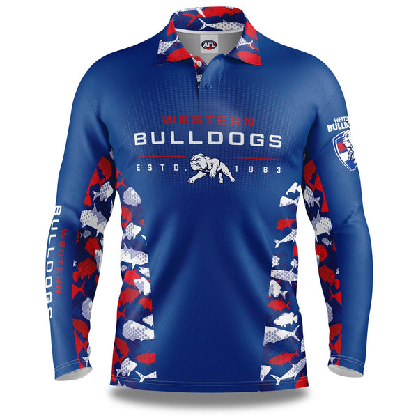AFL Western Bulldogs 'Reef Runner' Fishing Shirt - Adult - Ashtabula